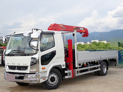 三菱ファイター中型車両重機運搬[写真01]