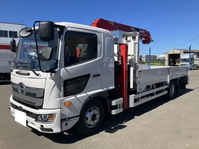 日野 レンジャー 車両重機運搬 セルフローダー 2KG-GD2ABA