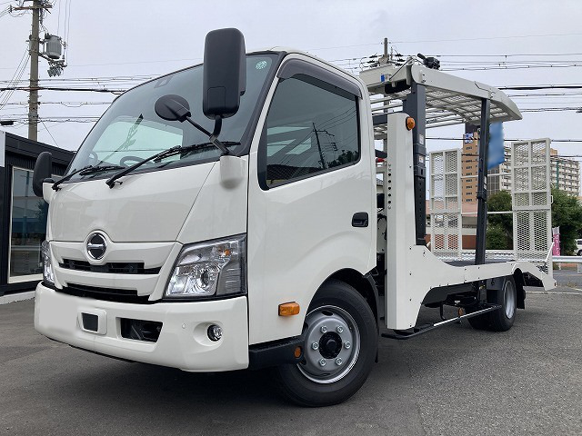 日野 デュトロ 車両重機運搬 キャリアカー 2KG-XZU720M