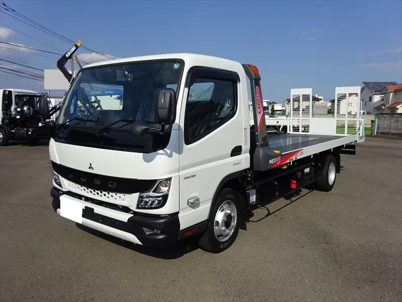三菱 キャンター 車両重機運搬 セーフティーローダー
