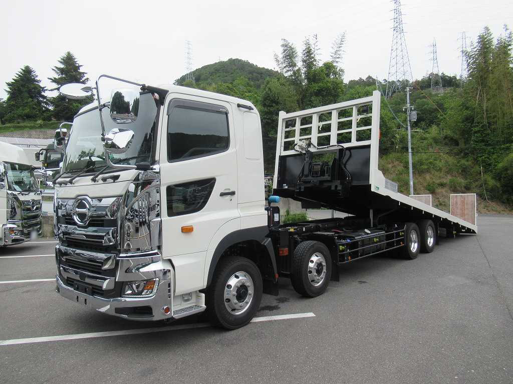 日野 プロフィア 車両重機運搬 セーフティーローダー