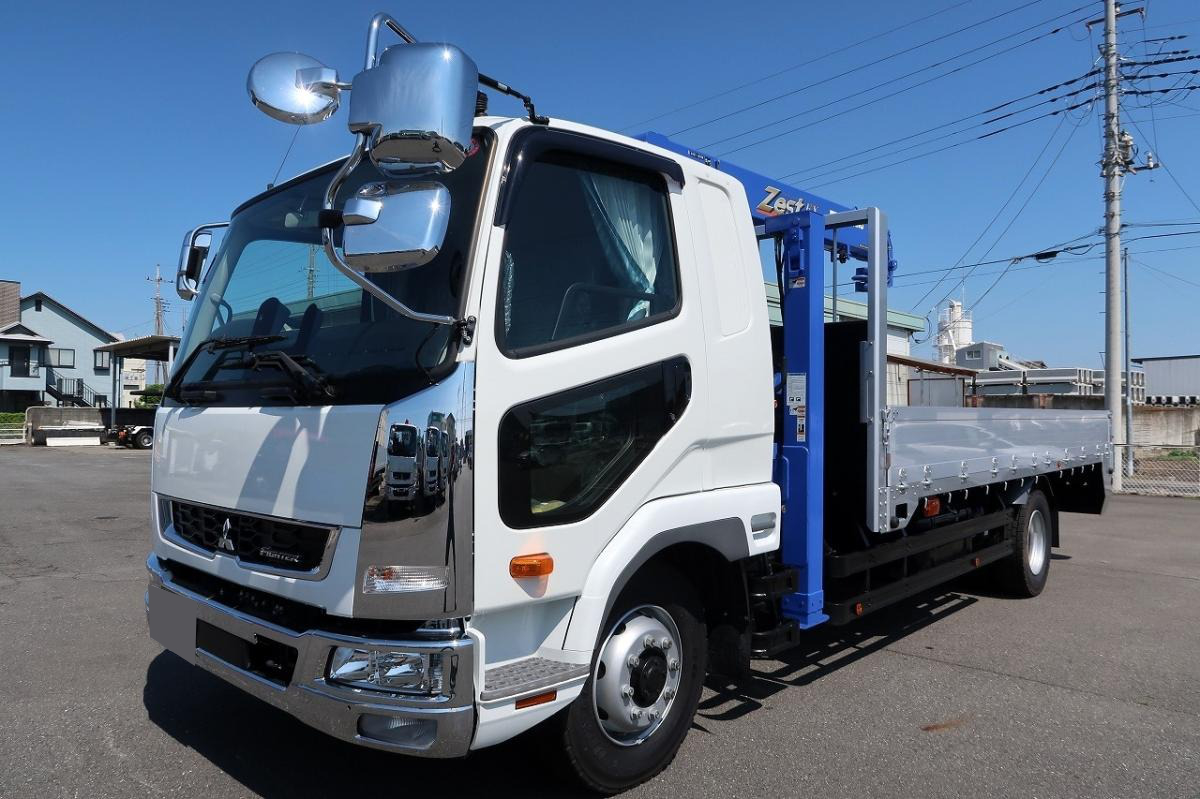 三菱 ファイター 車両重機運搬 セルフローダー