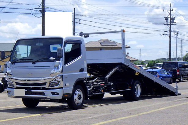 日産UD カゼット 車両重機運搬 セーフティーローダー