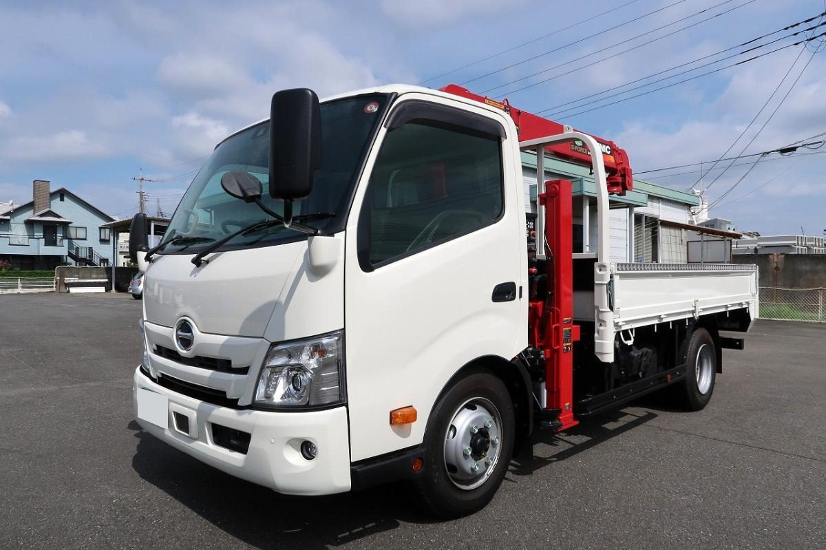 日野 デュトロ 車両重機運搬 セルフローダー