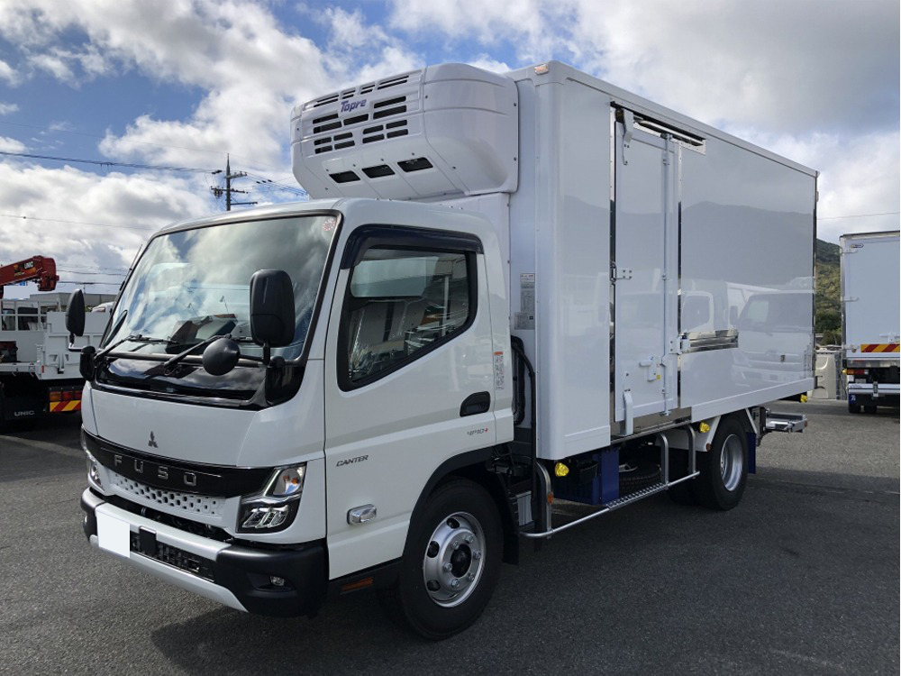 三菱 キャンター 冷凍冷蔵 ワイドロング