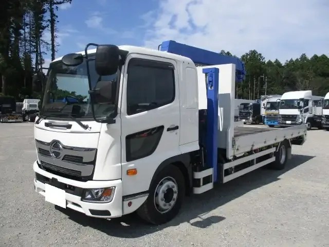 日野 レンジャー 車両重機運搬 セルフローダー