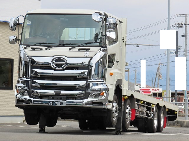 日野 プロフィア 車両重機運搬 セルフローダー