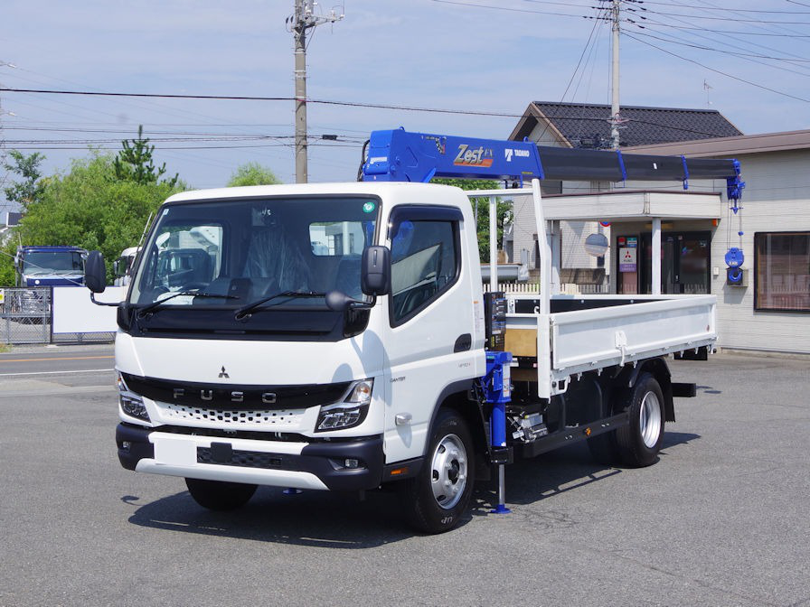 三菱 キャンター クレーン付き(ユニック) ワイドロング