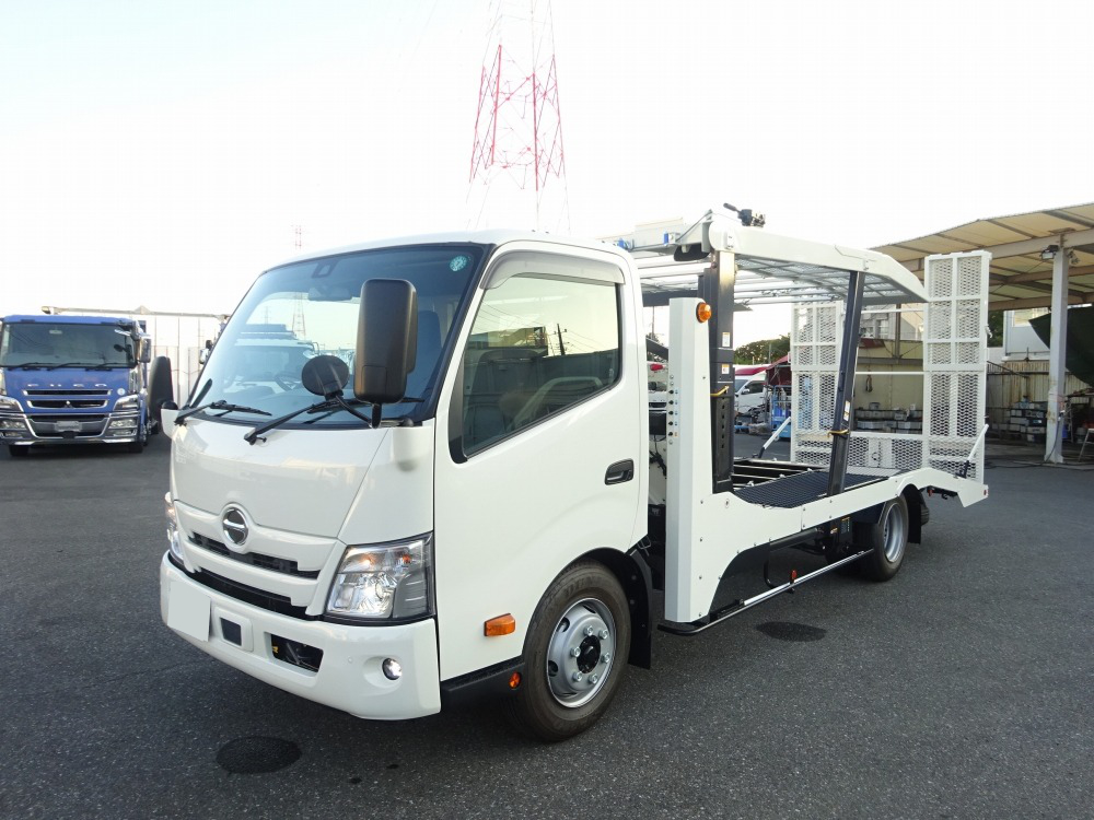 日野 デュトロ 車両重機運搬 キャリアカー