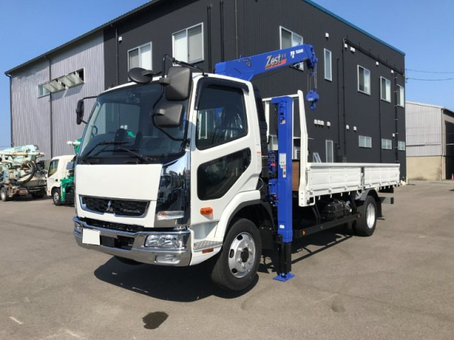 三菱 ファイター 車両重機運搬 セルフローダー