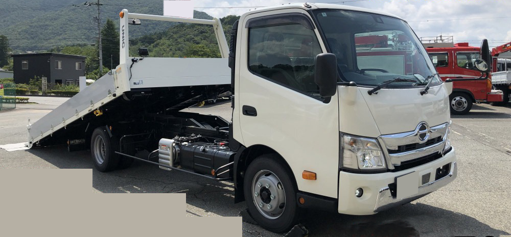 日野 デュトロ 車両重機運搬 セーフティーローダー