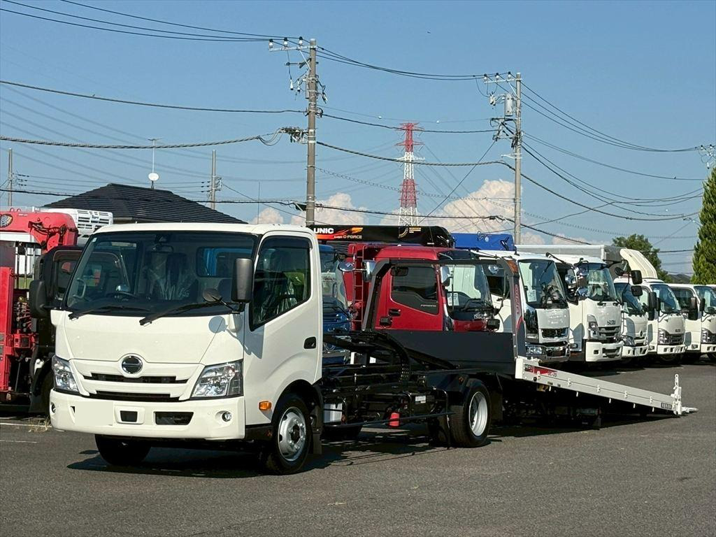 日野 デュトロ 車両重機運搬 セーフティーローダー