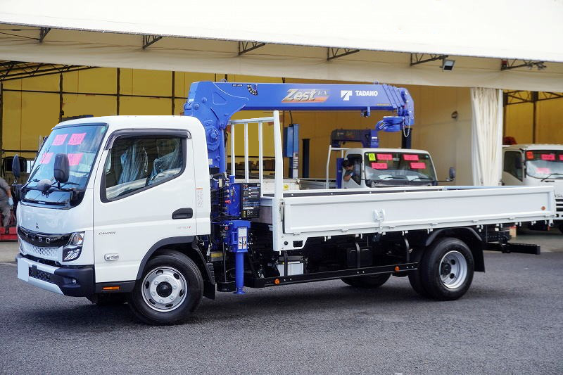 三菱 キャンター クレーン付き(ユニック) 超ロング