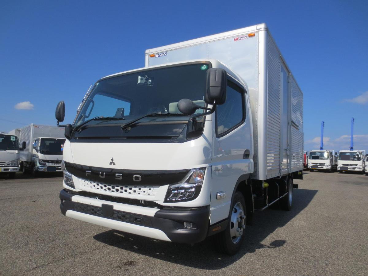 三菱 キャンター アルミバン ワイドロング
