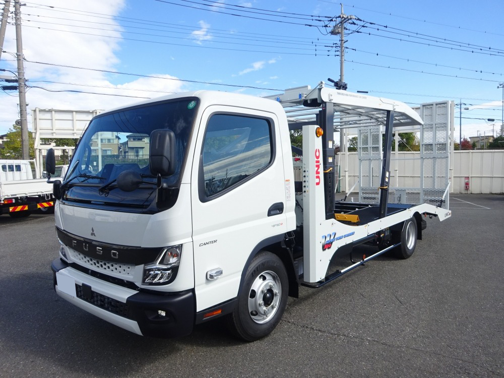 三菱 キャンター 車両重機運搬 キャリアカー