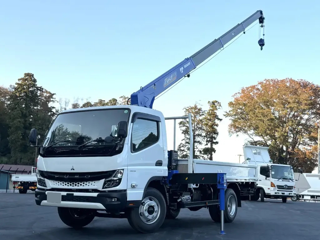 三菱 キャンター クレーン付き(ユニック) ワイドロング