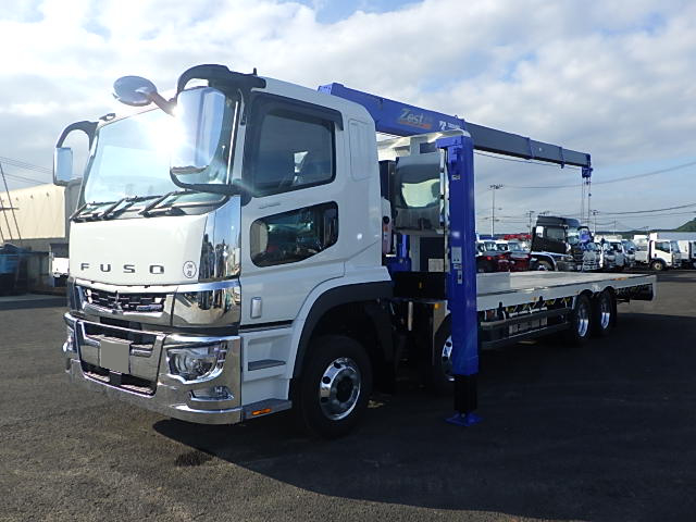 三菱 スーパーグレート 車両重機運搬 セルフローダー