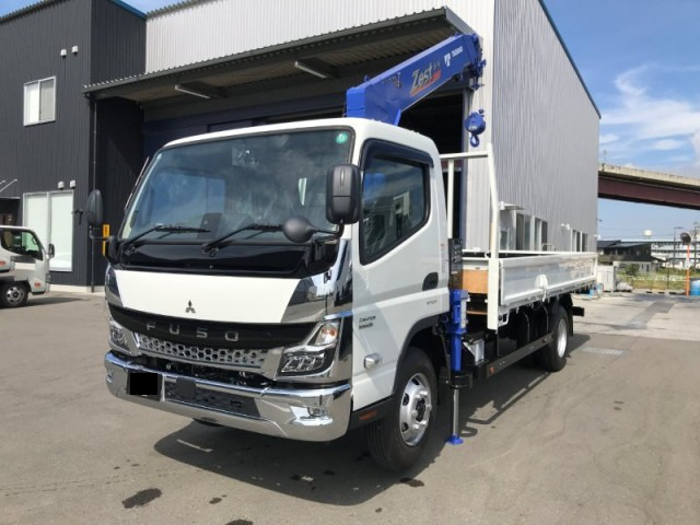 三菱 キャンター クレーン付き(ユニック) ワイドロング